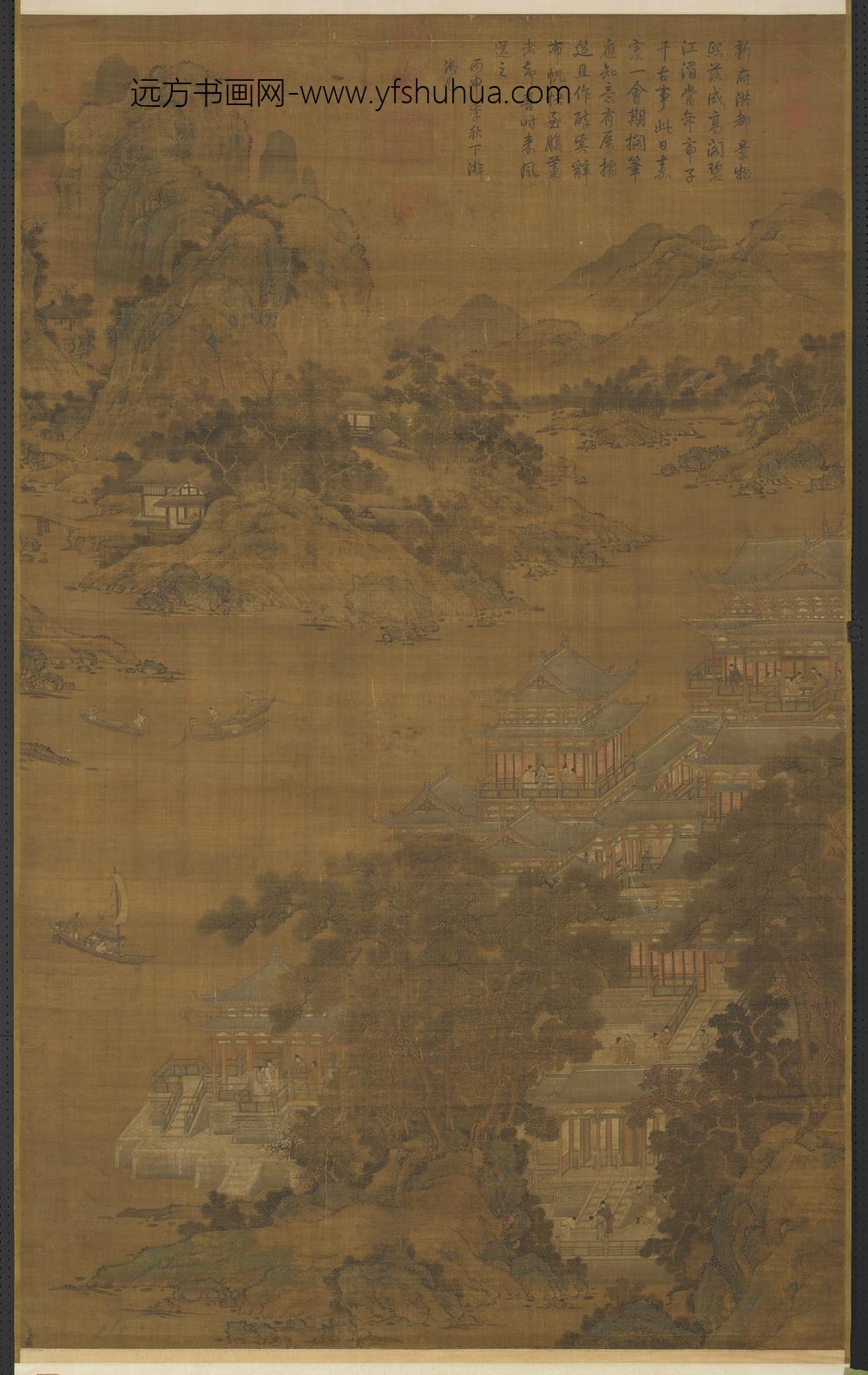 元人滕王阁图轴