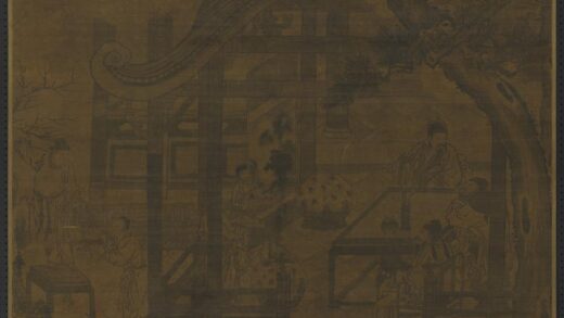 元人画冬室画禅轴.jpg