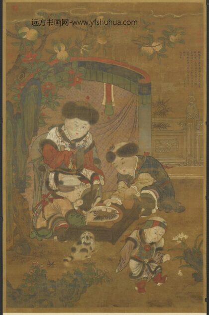 元人画同胞一气图轴.jpg