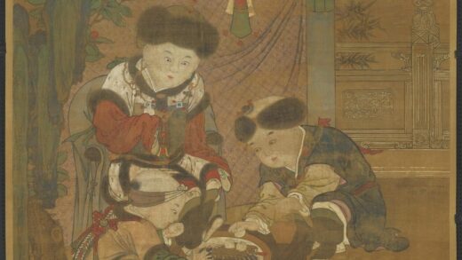 元人画同胞一气图轴.jpg