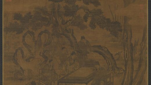 元人画夏墅棋声轴.jpg
