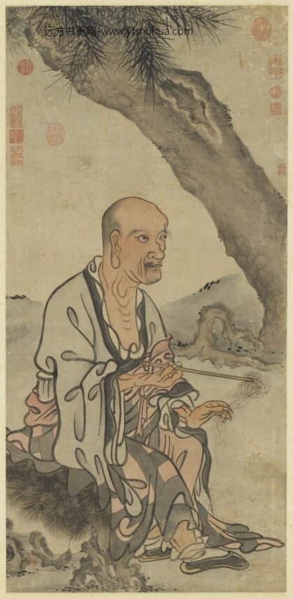 元人画应真像（三）轴.jpg