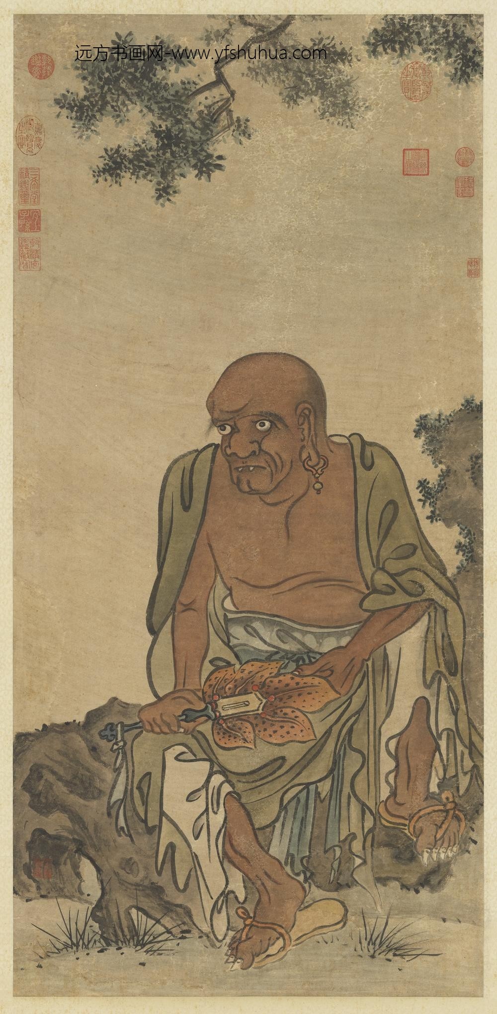 元人画应真像（五）轴