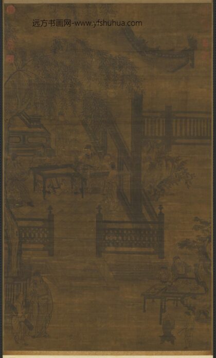 元人画春堂琴韵轴.jpg
