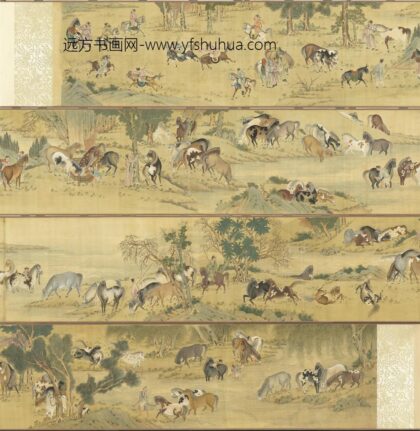 元人画百马图.jpg