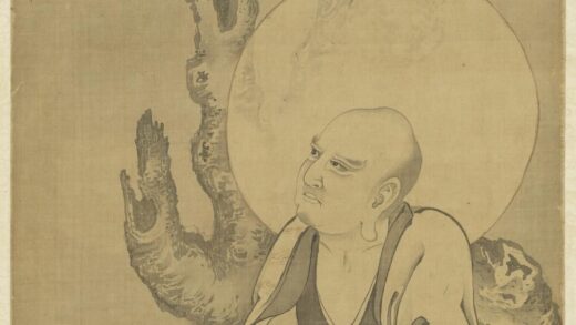 元人画第十七嘎沙鸦巴尊者轴.jpg