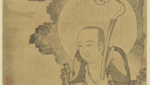元人画第十二毕那楂拉哈拔拉錣杂尊者轴.jpg