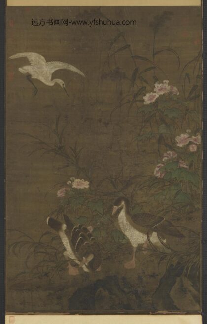 元人画芦雁轴.jpg