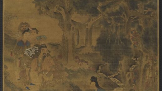 元人画麻姑献寿轴.jpg