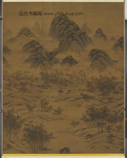 元人秋林瑞霭轴.jpg