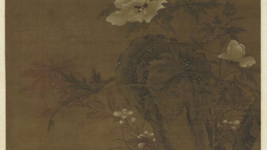 元人秋花鹡鸰轴.jpg