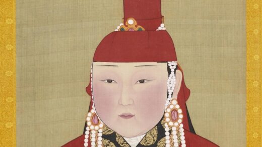 元代后半身像册 元仁宗后.jpg
