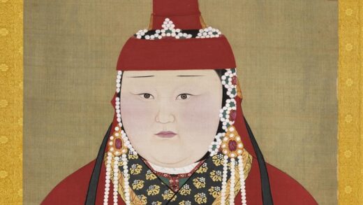 元代后半身像册 元宁宗后.jpg