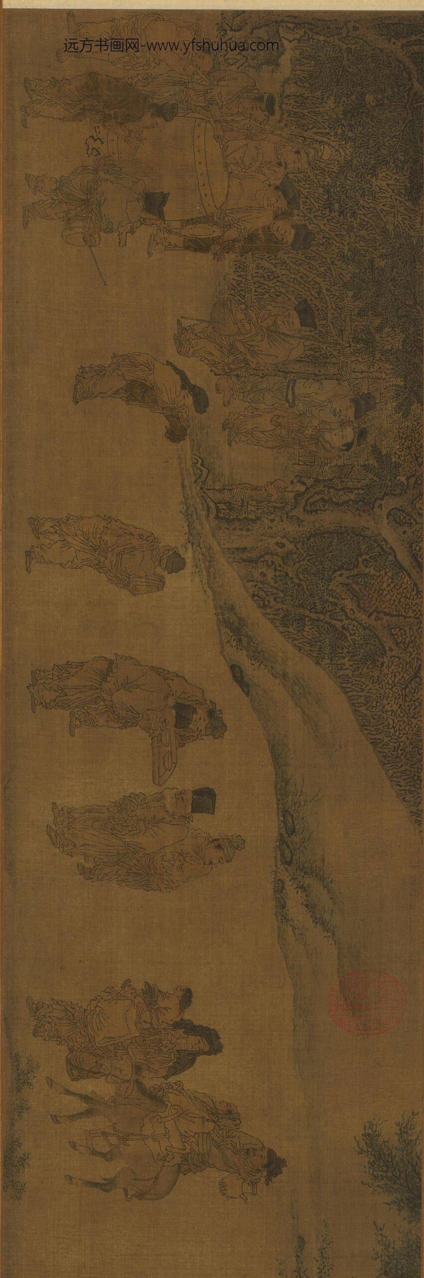 农村嫁女图卷_