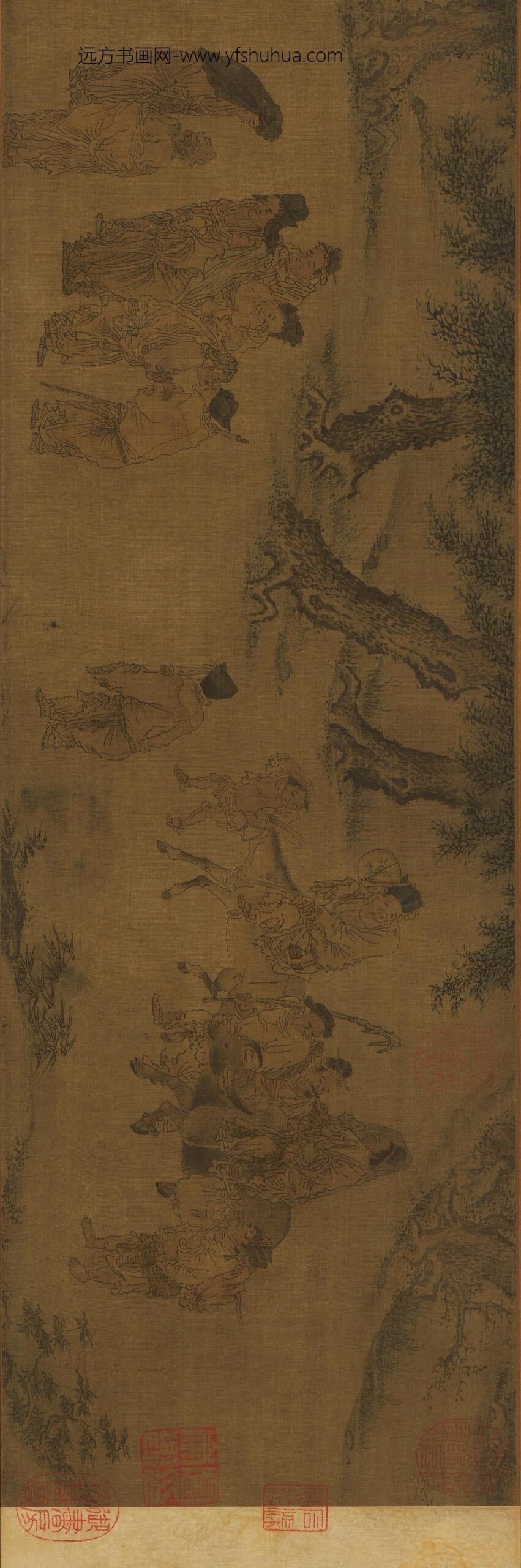 农村嫁女图卷_