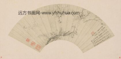 原济梅花图扇.jpg