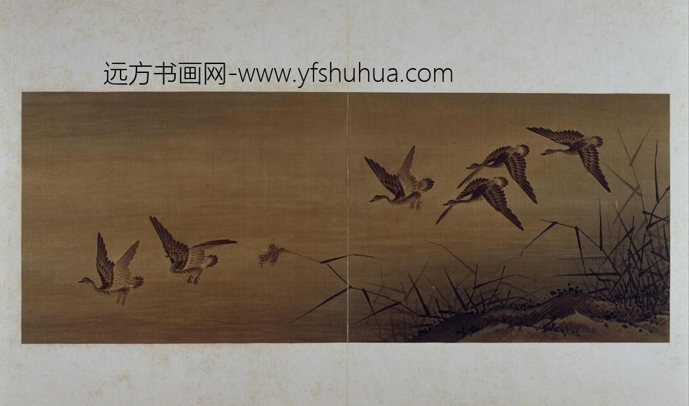 古琴曲秋鸿图谱册-