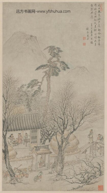 史汉元日题诗图轴.jpg