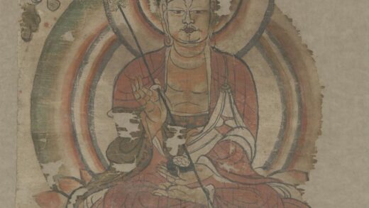 唐 敦煌纸画地藏菩萨像.jpg