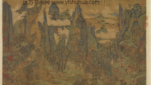唐人明皇幸蜀图轴.jpg