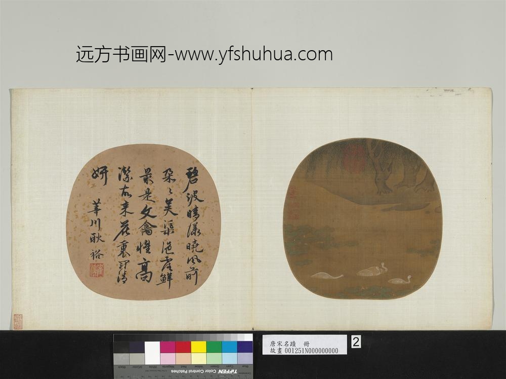 唐宋名迹册-无款花鸟