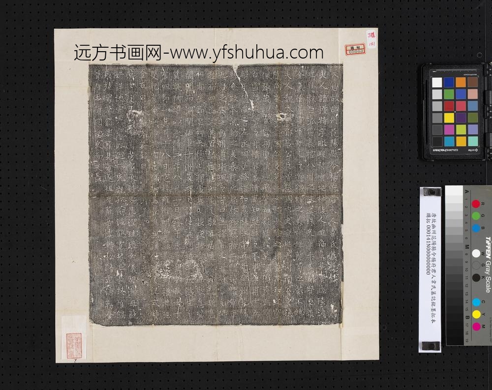 唐故幽州范阳县令杨府君人韦氏墓志铭墨拓本
