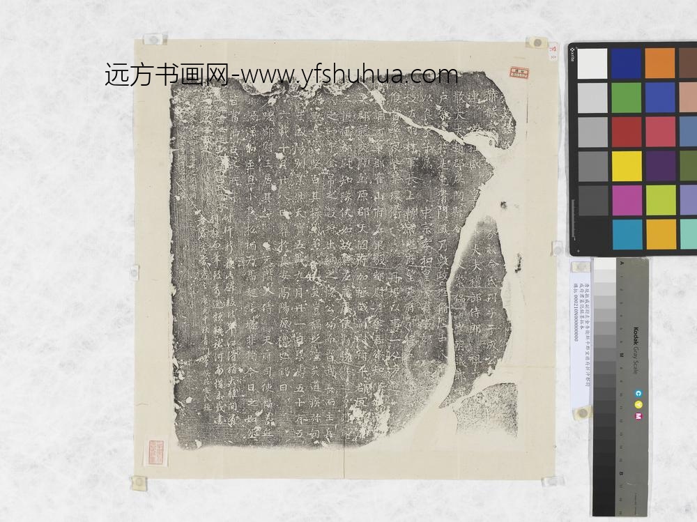 唐故振威副尉左金吾卫新平郡宜禄府折冲都尉成府君墓志铭墨拓本