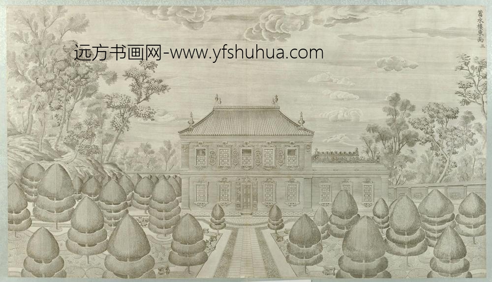 圆明园铜版画册-