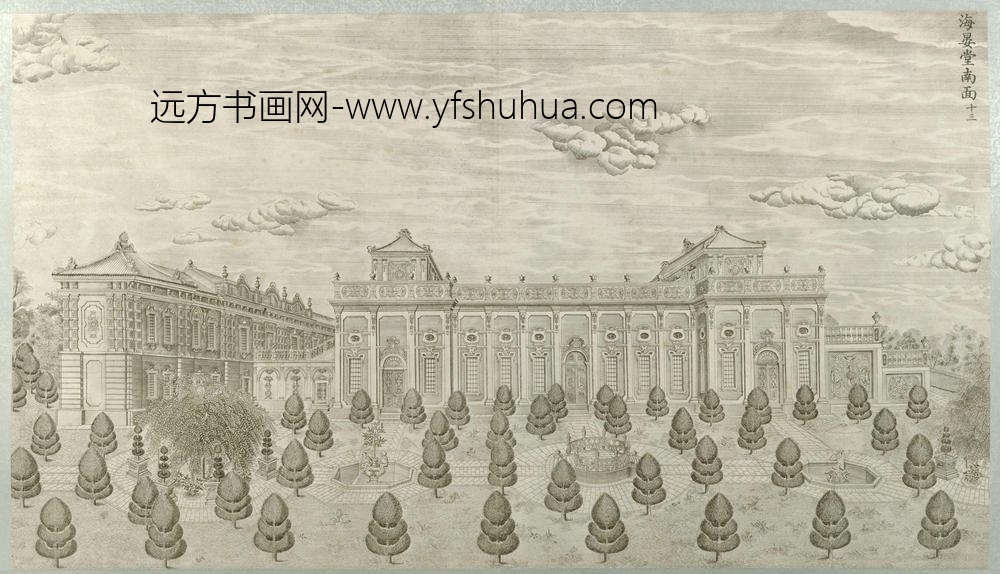 圆明园铜版画册-
