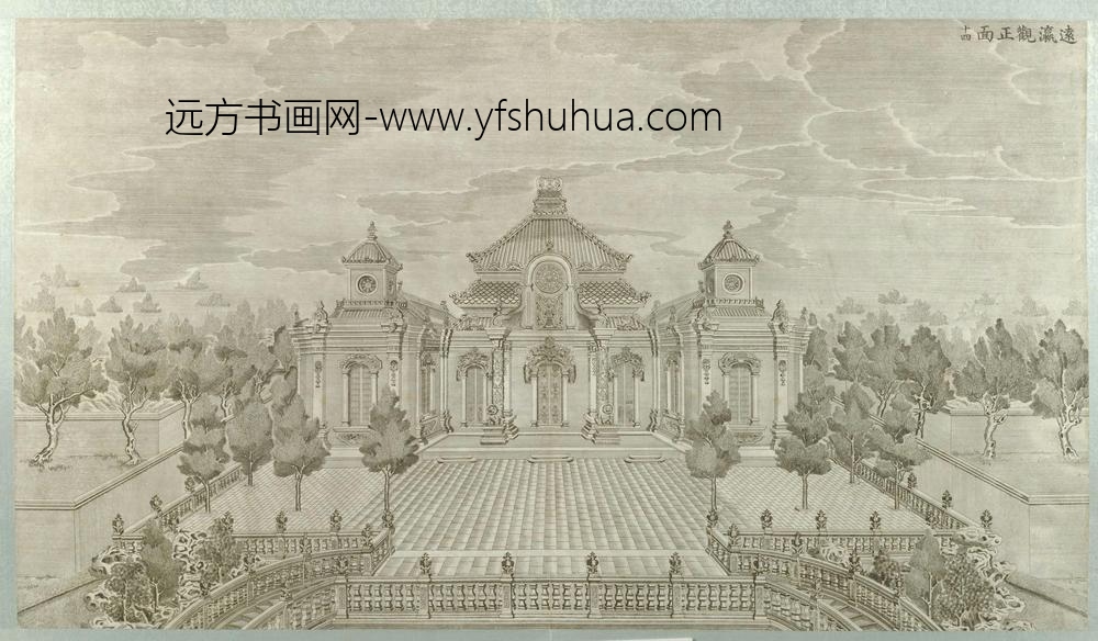 圆明园铜版画册-