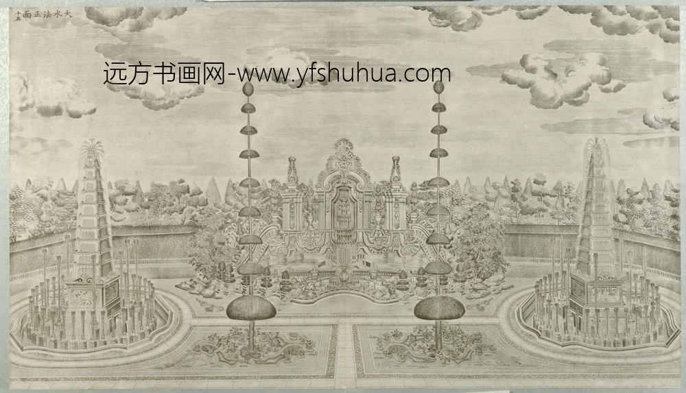 圆明园铜版画册-
