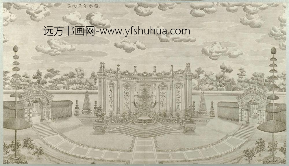 圆明园铜版画册-
