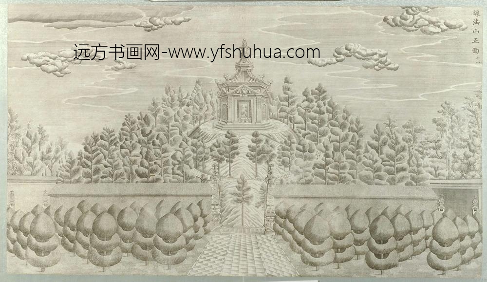 圆明园铜版画册-