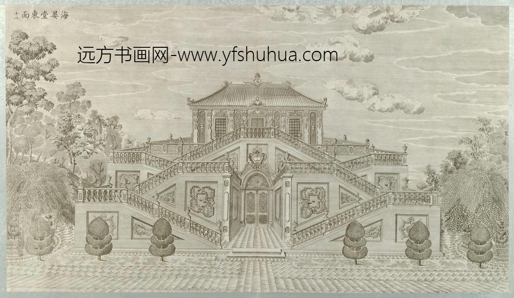 圆明园铜版画册-