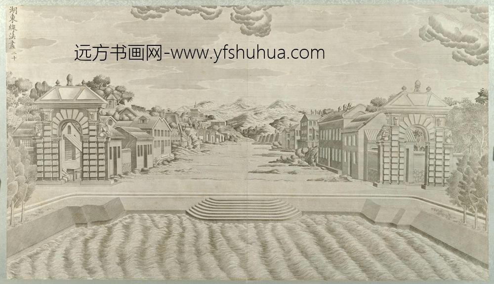 圆明园铜版画册-
