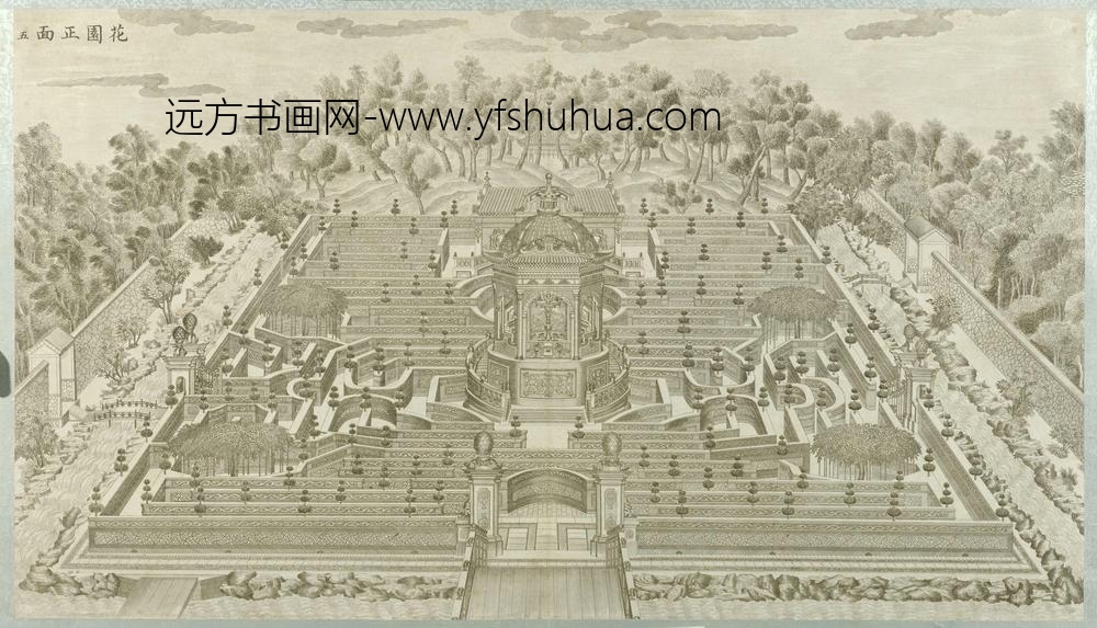 圆明园铜版画册-