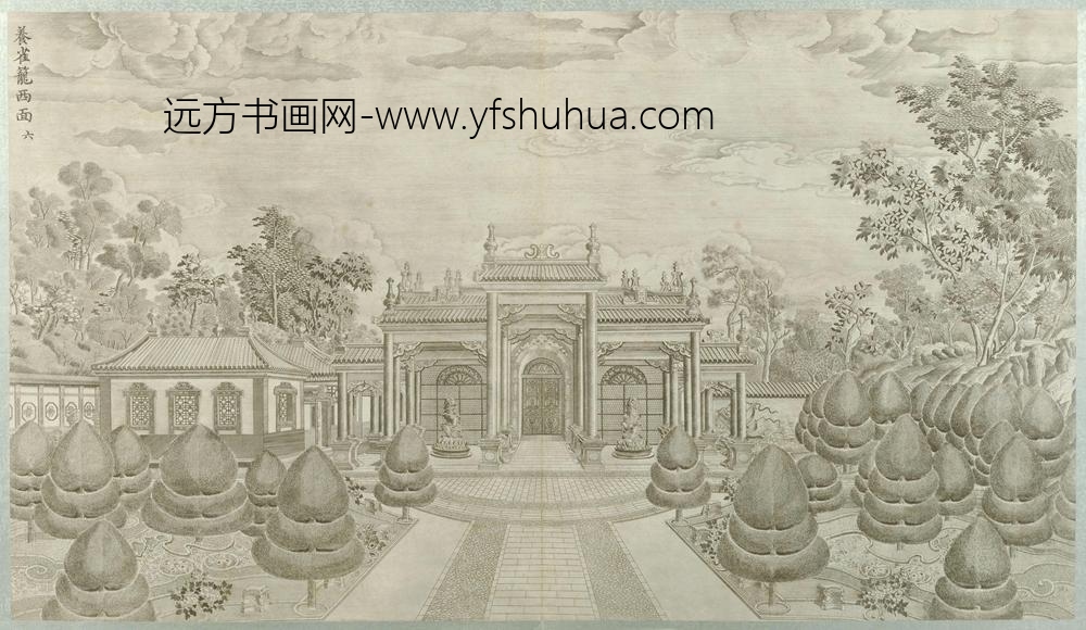 圆明园铜版画册-