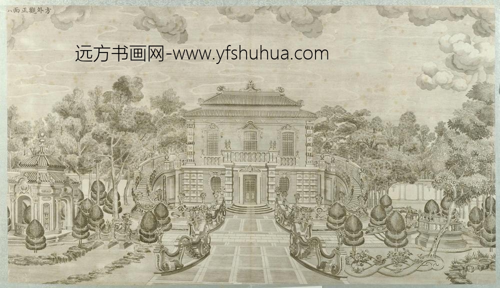 圆明园铜版画册-