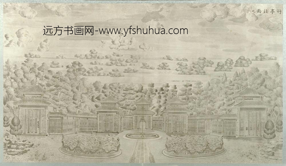 圆明园铜版画册-