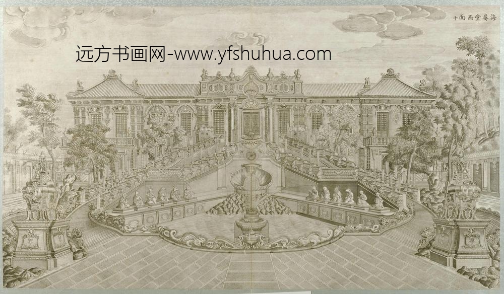 圆明园铜版画册-
