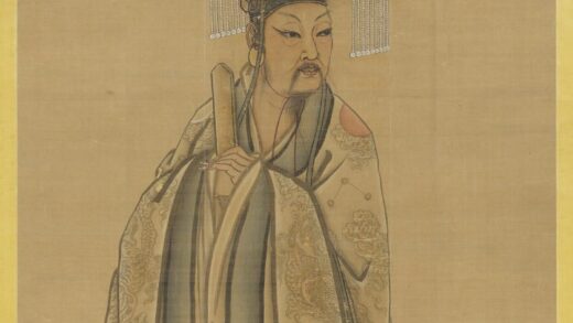夏禹王立像轴.jpg