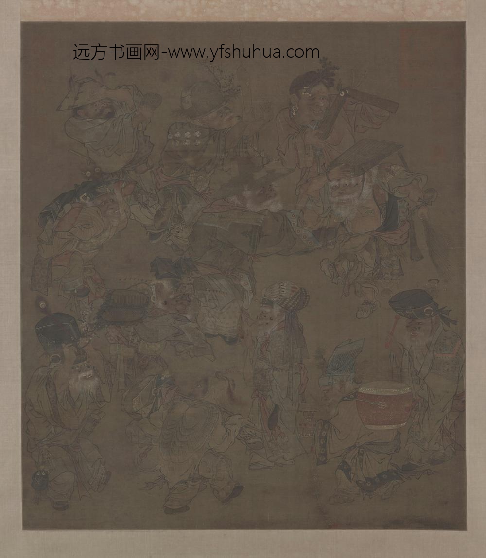 大傩图轴（开）