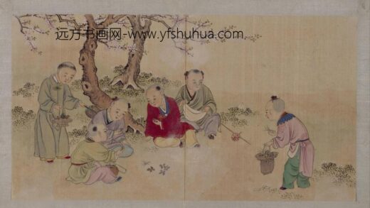婴戏图册之斗草图.jpg