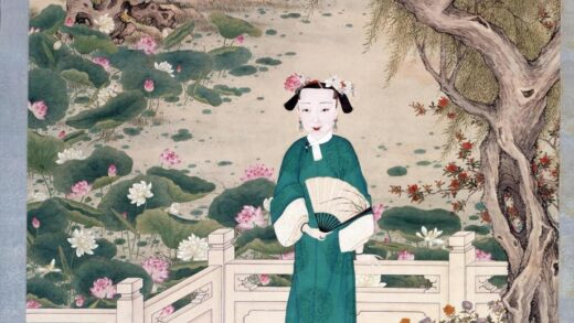 孝慎成皇后观莲图轴.jpg