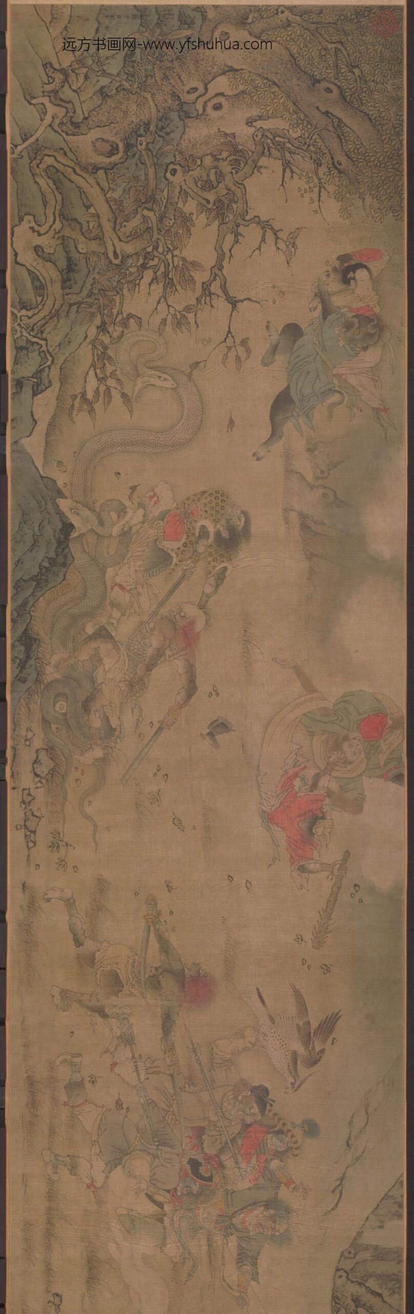宋-宋人搜山图卷_