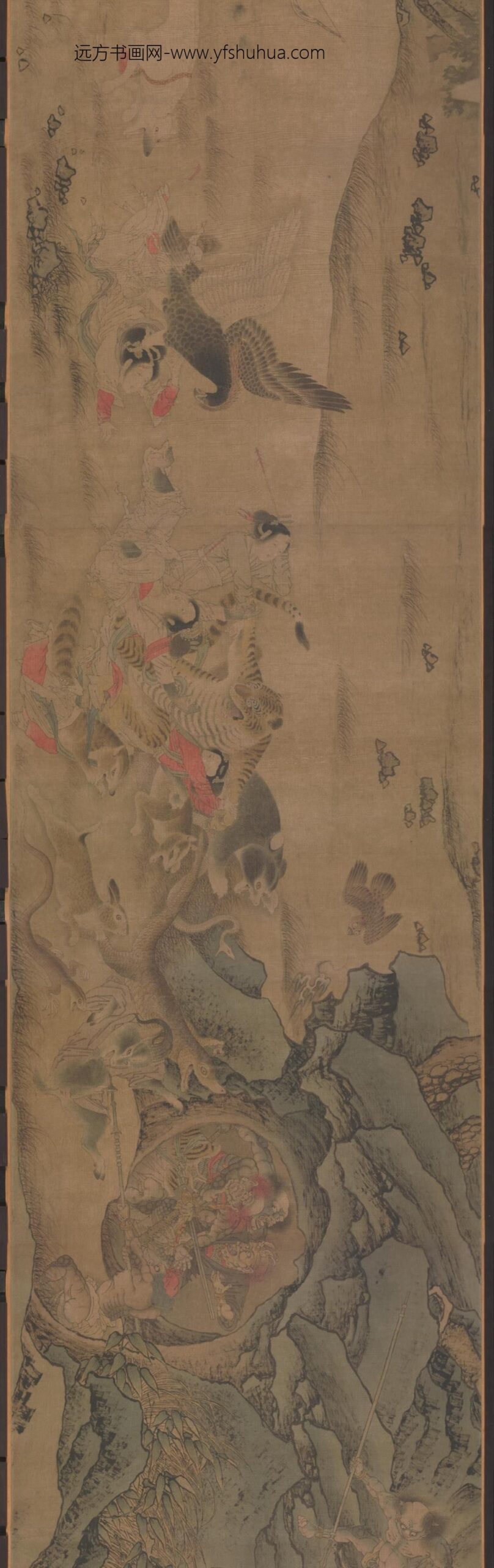 宋-宋人搜山图卷_