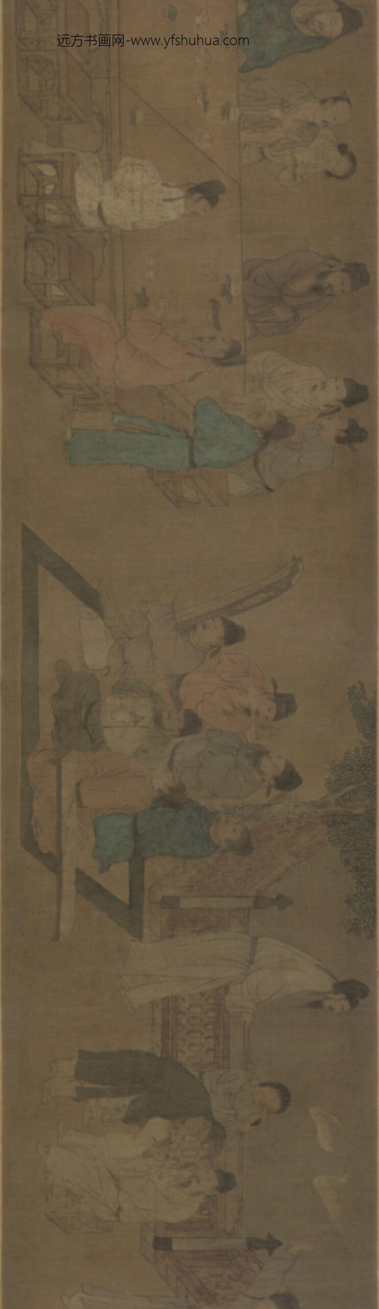 宋-宋人春宴图卷_