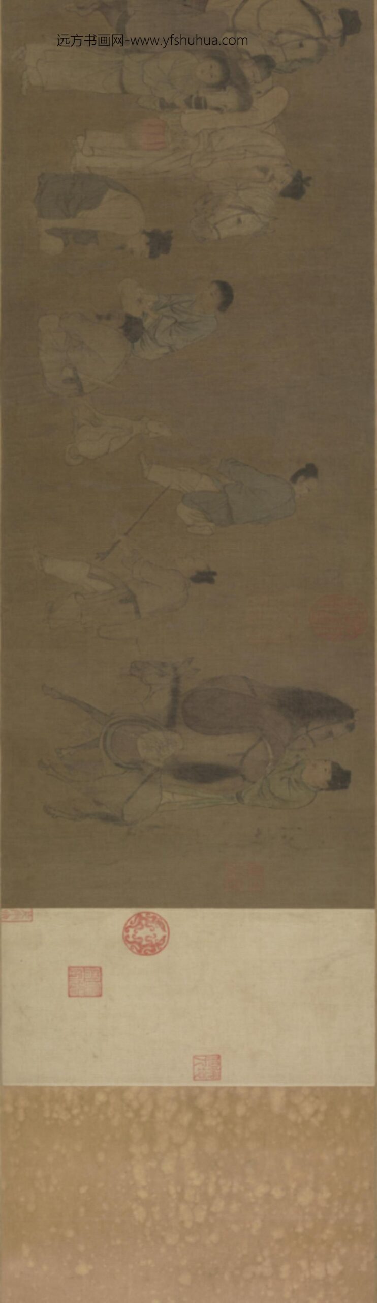 宋-宋人春宴图卷_