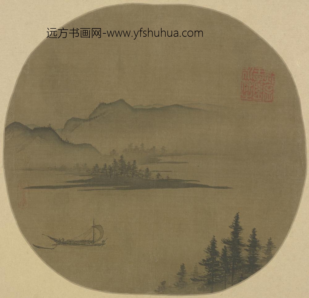 宋-宋人清溪风帆单页