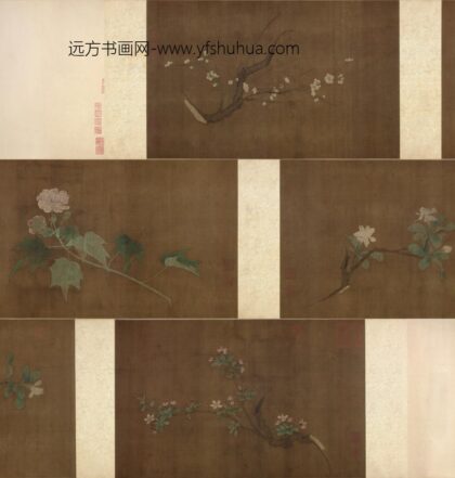 宋 宋人花卉四段卷.jpg